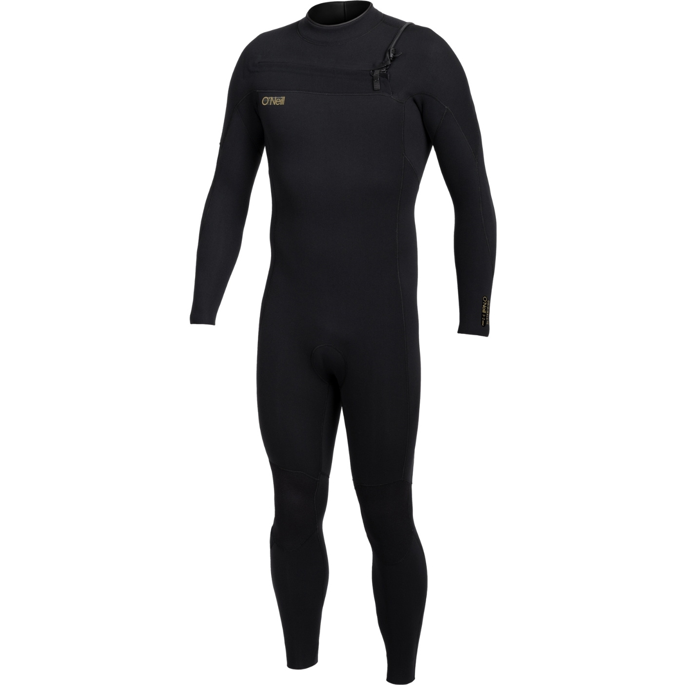 2025 O'Neill Mens O'Riginal RG8 Natural Rubber 4/3mm Chest Zip Wetsuit 5633 - Black